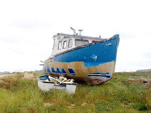 Photo of abandoned vessel
